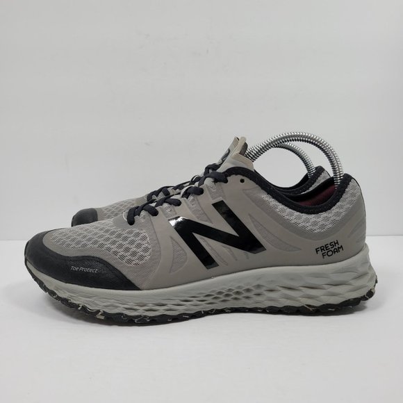 New Balance Fresh Foam Toe Protect Trail Men's Gray Running Shoes US Size 11.5 - Picture 2 of 9